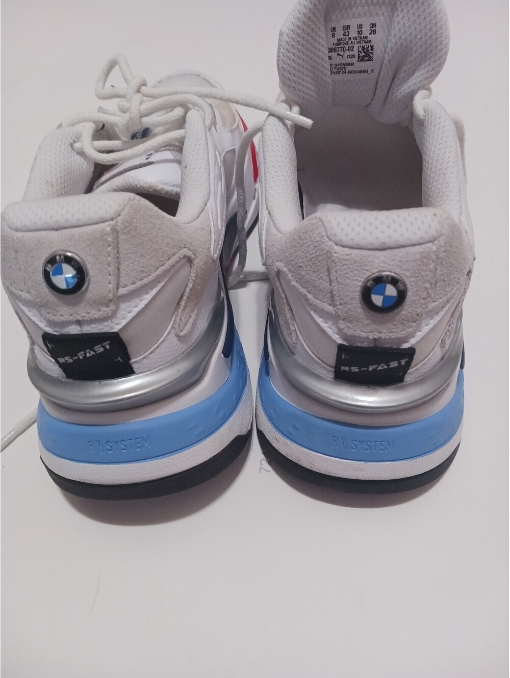MotorSport Men BMW Running Shoes Size 10